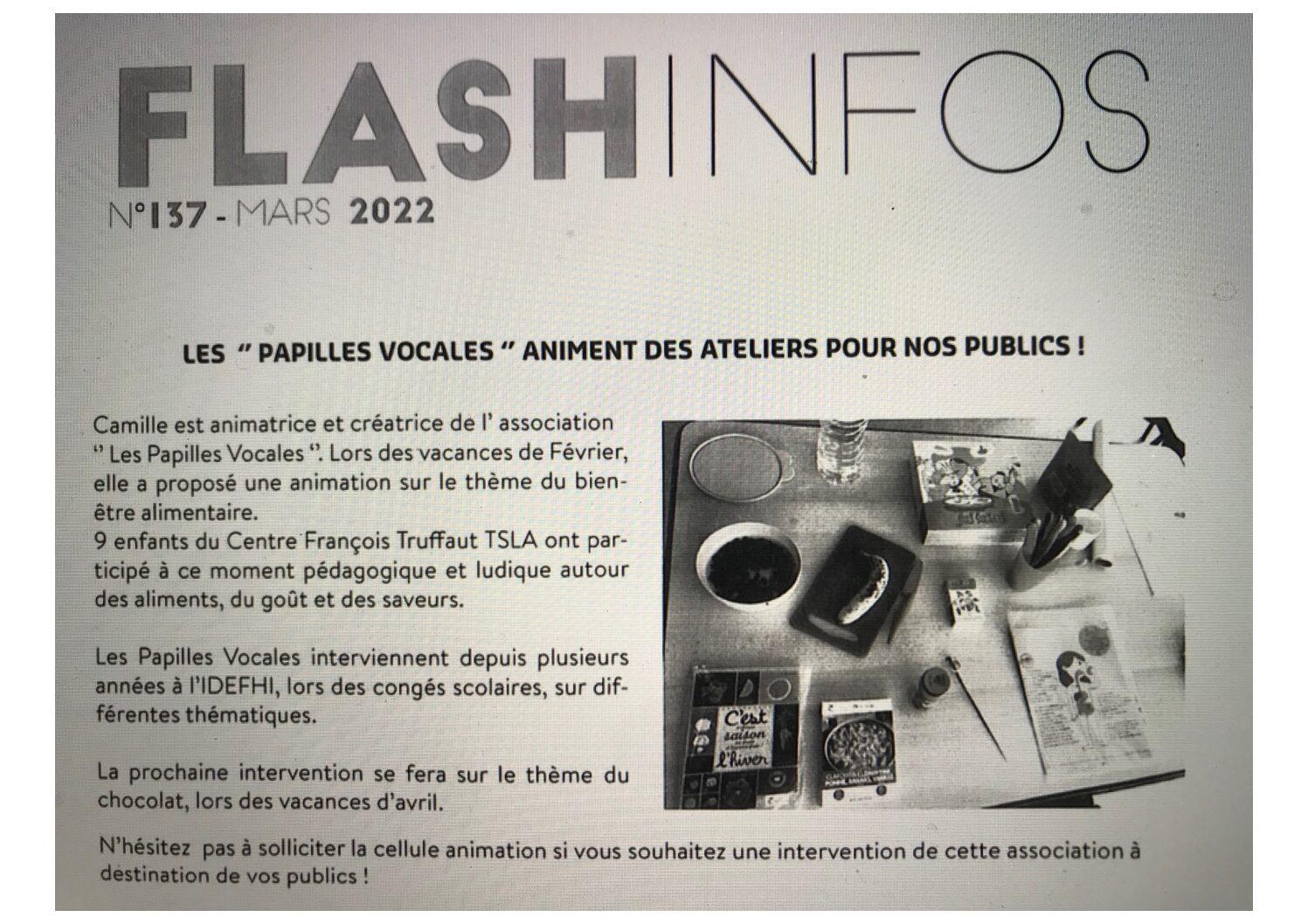 Flash info Magazine IDEFHI – 03/2022